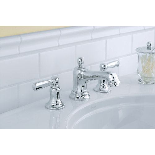 K105774CP,2BZ,SN Kohler Bancroft Widespread Bathroom Faucet with
